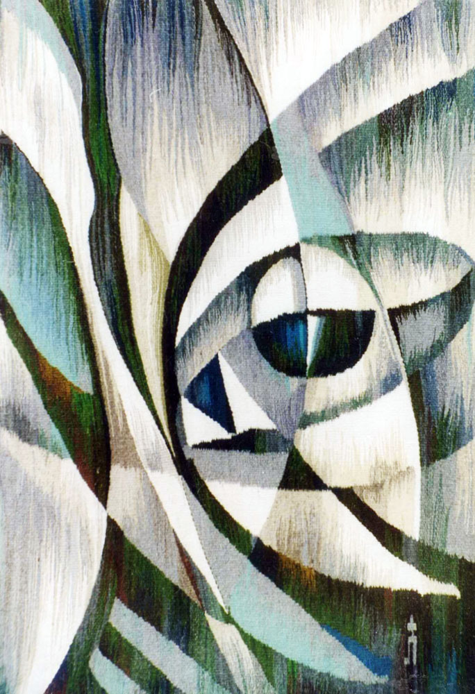 Гобелен «Погляд». 1987. Вовна, бавовна, ручне ткацтво